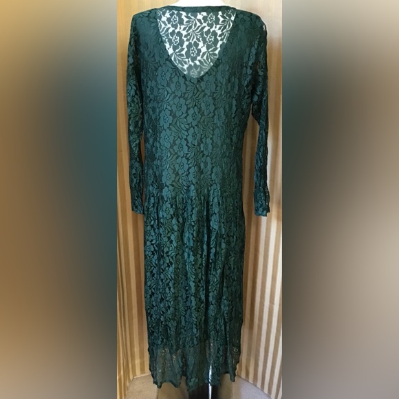Vintage 80’s Maxi Lace Dress - Picture 3 of 3